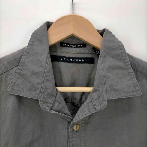 ショーン ジョン Sean john 00S ダブルポケット 長袖シャツ メンズ import:L