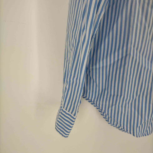 ラルフローレン RALPH LAUREN オックスフォードシャツ フリンジ レディース import:S