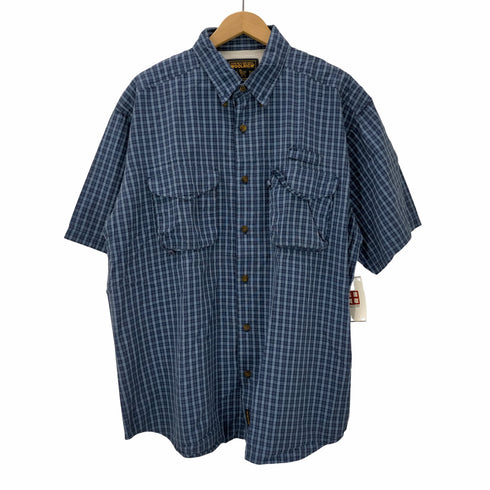 ウールリッチ WOOLRICH 裏地メッシュ チェック柄 フィッシングシャツ メンズ