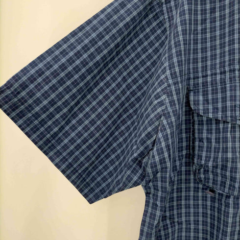ウールリッチ WOOLRICH 裏地メッシュ チェック柄 フィッシングシャツ メンズ