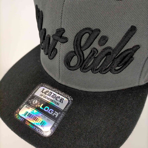L.O.D.A 6パネル WESTSIDE 刺繍 スナップバック キャップ メンズ
