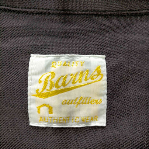 バーンズ Barns レーヨン ボーリングシャツ メンズ JPN:1