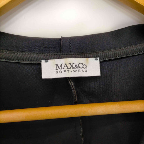 マックスアンドコー MAX & CO. ナイロン混 2Bテーラードジャケット レディース import:M