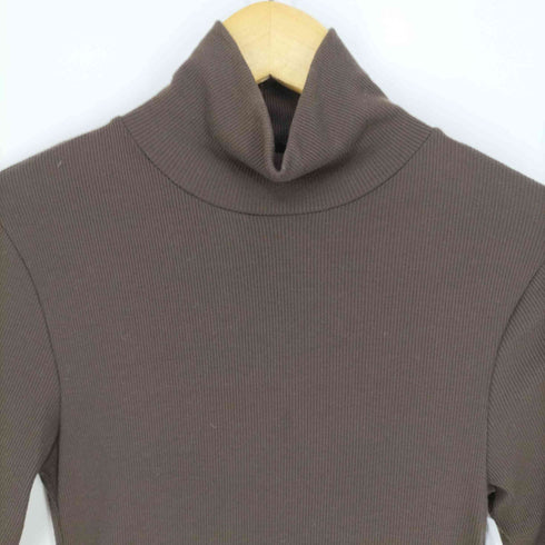 ザラ ZARA タートルネック ニットドッキングワンピース レディース import:S