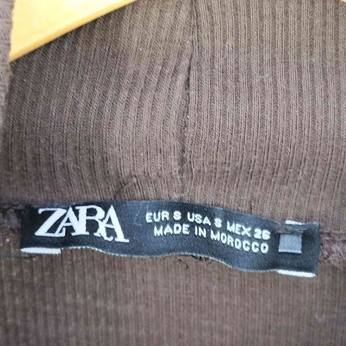 ザラ ZARA タートルネック ニットドッキングワンピース レディース import:S