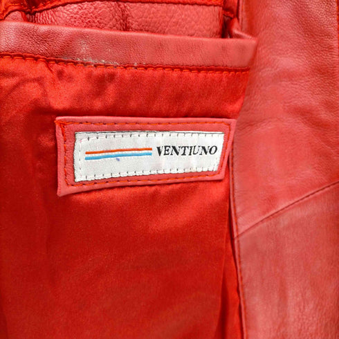 ヴェンティウノ ventiuno シープスキン ライダースジャケット レディース JPN:1