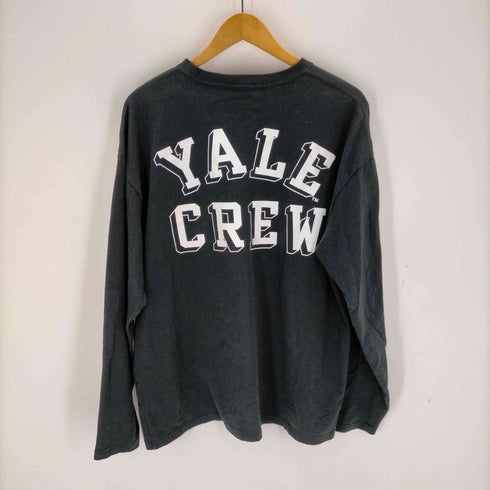 yale プリントクルーネック メンズ