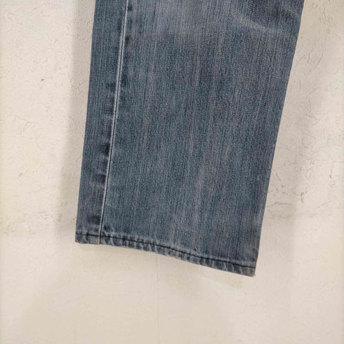リーバイス Levis 00s 501 MADE IN BELGIUM ユーロ ボタンフライダメージストレートデニムパンツ ボタン裏093 メンズ 33x36