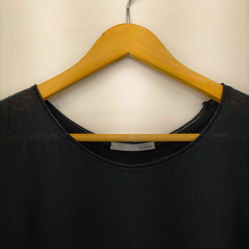 ルピボット Le pivot カシミヤ混 ノースリーブシャツ レディース