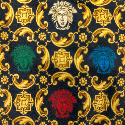 ジャンニヴェルサーチ GIANNI VERSACE ゴールド チェーン柄 ネクタイ メンズ