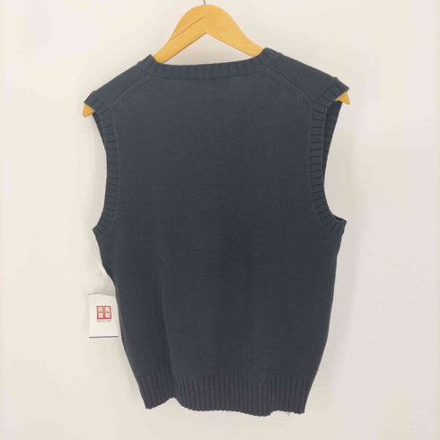 ラルフローレン RALPH LAUREN ワンポイント刺繍 Vネック コットン ニット ベスト メンズ JPN:L