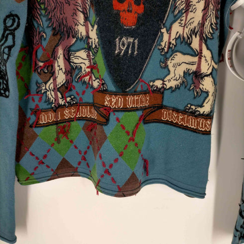 RAW7 USA USA製 カシミア デザインニット レディース JPN:L