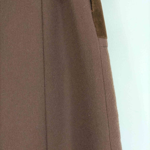 ヴァレンティノガラヴァーニ VALENTINO GARAVANI MADE IN FRANCE 異素材切替ウールスカート レディース