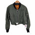 ザラ ZARA クロップド MA-1ジャケット レディース import:L