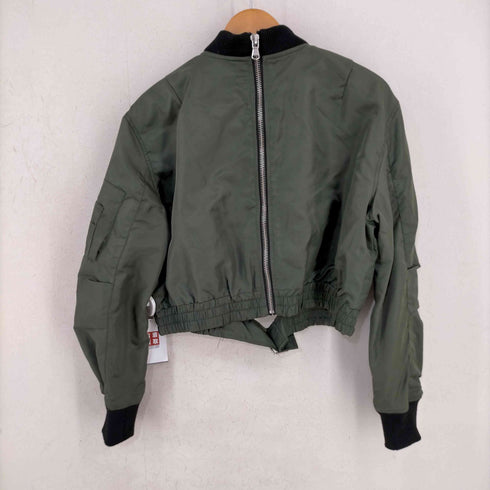 ザラ ZARA クロップド MA-1ジャケット レディース import:L