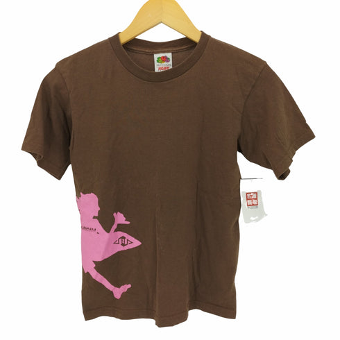 フルーツオブザルーム FRUIT OF THE LOOM サーフプリント コットン クルーネック Tシャツ レディース 10/12
