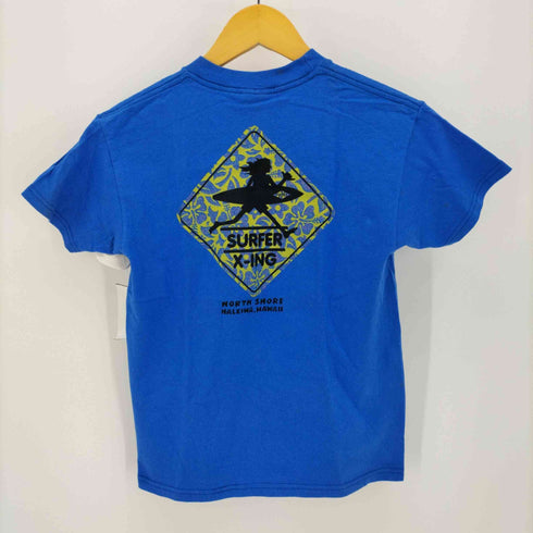 ヘインズ Hanes BEEFY 牛タグ サーフプリント クルーネック Tシャツ レディース JPN:M