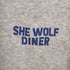 フリークスストア FREAKS STORE × SHE WOLF DINER 別注ビッグシルエットバックプリントクルーネックスウェット メンズ JPN:L