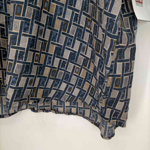 フルギ BRUNO 90S シルク100% S/S シャツ 総柄 メンズ JPN:L