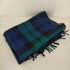 スコティッシュトラディション scottish tradition ブラックウオッチウールルアンゴラフラー 大判 レディース