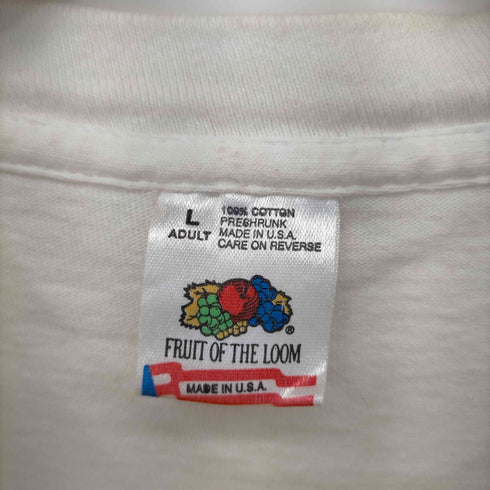 フルーツオブザルーム FRUIT OF THE LOOM 90S USA製 BUBBA GUMP SHRIMP プリントTシャツ コピーライト1994 ムービーTシャツ シングルステッチ メンズ JPN:L