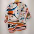 エミリオプッチ EMILIO PUCCI 幾何学模様 ボタンTシャツ レディース JPN:36