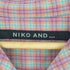 ニコアンド Niko and... 開襟 オープンカラーチェックシャツ メンズ JPN:S