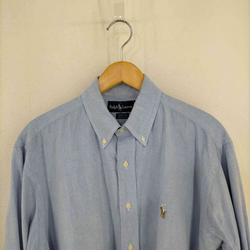 ラルフローレン RALPH LAUREN 香港製 YARMOUTH ポニー刺繍 BDシャツ メンズ 161/2