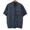 レフト REFT SHORT SLEEVE STAND COLLAR SHIRT ショートスリーブ スタンドカラーシャツ メンズ import:L