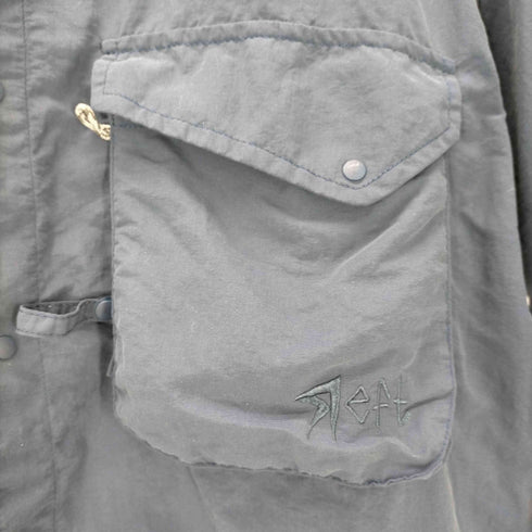 レフト REFT SHORT SLEEVE STAND COLLAR SHIRT ショートスリーブ スタンドカラーシャツ メンズ import:L