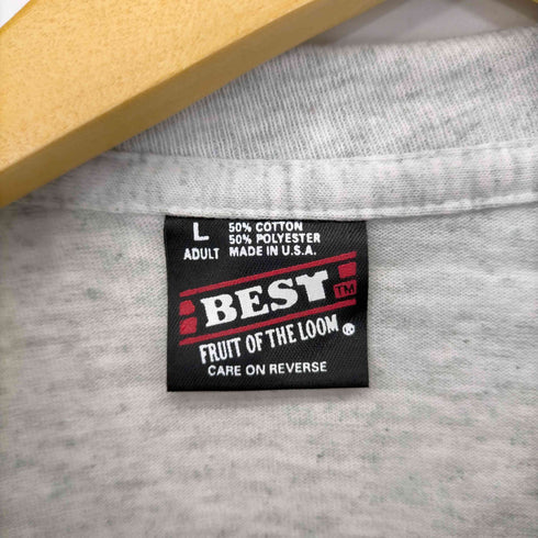 フルーツオブザルーム FRUIT OF THE LOOM BEST 90S DERBY121プリント S/S Tシャツ シングルステッチ メンズ JPN:L