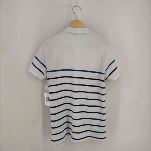 ポロラルフローレン POLO RALPH LAUREN CUSTOM FIT ポニー刺繍 鹿の子 ボーダー ポロシャツ メンズ import:M