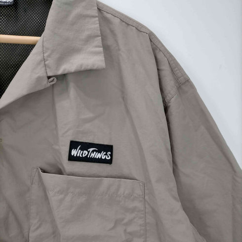 ワイルドシングス WILDTHINGS ワイルドシングス CAMP SHIRT メンズ import:L