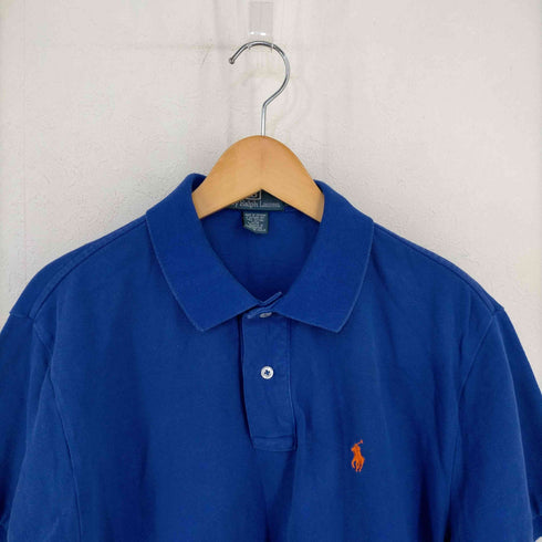 ポロバイラルフローレン Polo by RALPH LAUREN ポニー刺繍 鹿の子 ポロシャツ メンズ import:M