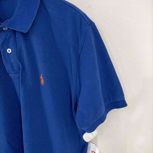 ポロバイラルフローレン Polo by RALPH LAUREN ポニー刺繍 鹿の子 ポロシャツ メンズ import:M