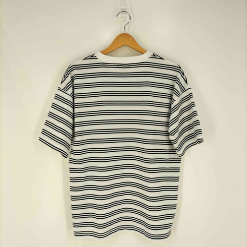 ニコアンド Niko and... NUMERALS クルーネックボーダーTシャツ メンズ JPN:M