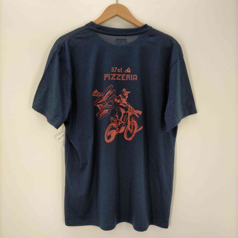 バンブーシュート BAMBOO SHOOTS 37st PIZZERIA プリント 半袖Tシャツ メンズ import:XL