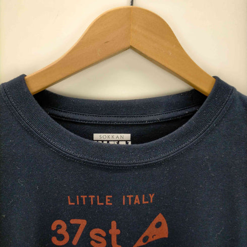 バンブーシュート BAMBOO SHOOTS 37st PIZZERIA プリント 半袖Tシャツ メンズ import:XL