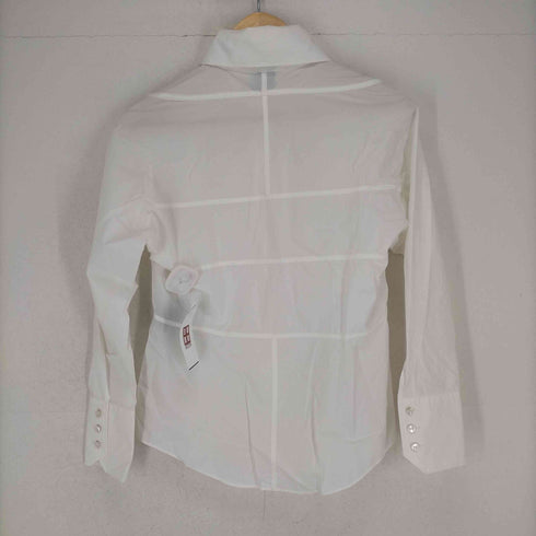 サポートサーフェス SUPPORT SURFACE コットンシャツ ブラウス 長袖 0 白 ホワイト レディース JPN:0