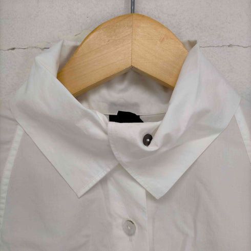 サポートサーフェス SUPPORT SURFACE コットンシャツ ブラウス 長袖 0 白 ホワイト レディース JPN:0