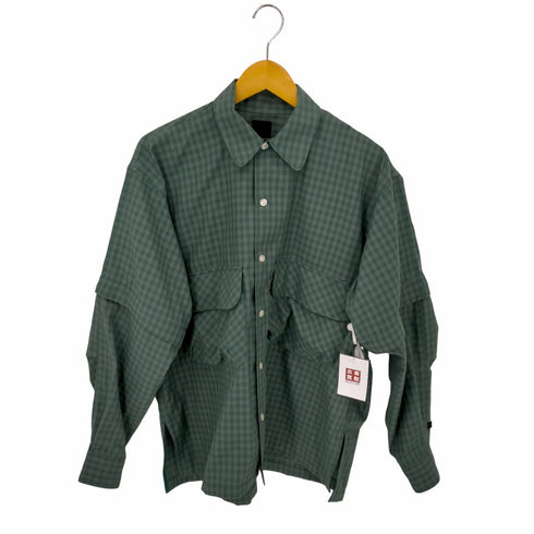 ダイワ ピアサーティナイン DAIWA PIER39 24SS TECH SPORTS OPEN COLLAR SHIRTS L/S MINI PLAIDS メンズ JPN:M