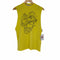 ゴールデングース GOLDEN GOOSE N/S TOPS スタッズ USED加工 ノースリーブ トップス Tシャツ カットソー プリント XS 黄色 イエロー レディース JPN:XS