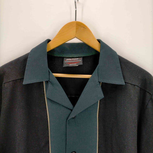 ヒルトン HILTON 00s 黒タグ ボウリングシャツ メンズ JPN:M