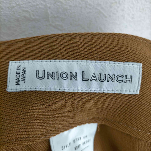 ユニオンランチ UNION LAUNCH ロンハーマン別注フレア巻きスカート ラップスカート ロング 台形 XS 茶 ブラウン レディース JPN:XS