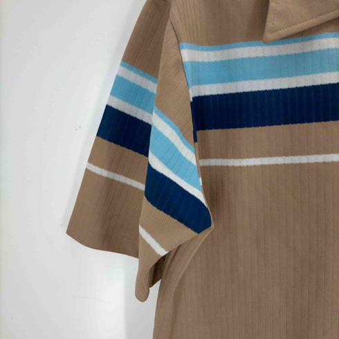 STUART MANN OF CALIFORNIA 70s オープンカラー ハーフボタンシャツ メンズ JPN:XL