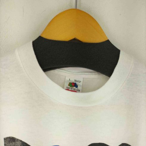フルーツオブザルーム FRUIT OF THE LOOM 90S MADE IN USA シングルステッチ フロントプリント S/S Tシャツ メンズ import:L