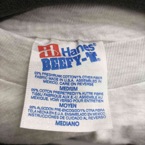 ヘインズ Hanes 90S フロントプリント S/S Tシャツ メンズ import:M