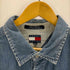 トミーヒルフィガー TOMMY HILFIGER 90s 香港製 デニム半袖シャツ メンズ JPN:XL