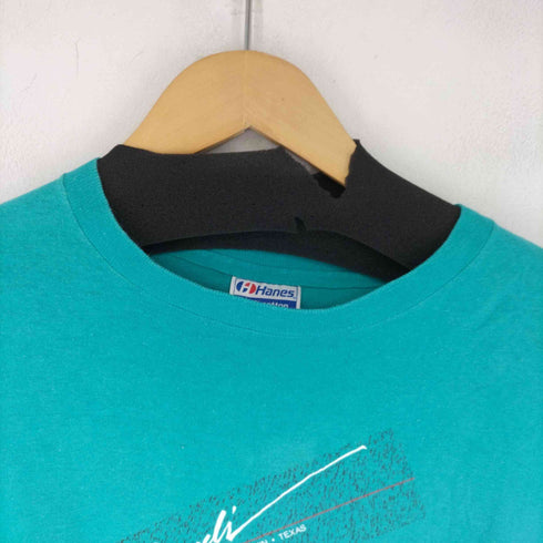 ヘインズ Hanes 80S MADE IN USA フロントプリント S/S Tシャツ メンズ import:L