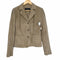 ウィークエンドバイマックスマーラ WEEKEND by Max Mara レザー 3Bジャケット 総裏地 42 ベージュ レディース JPN:42